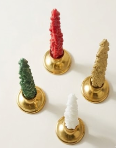 شموع شجرة الميلاد الطويلة