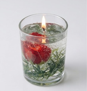 شمعة الوردة الحمراء