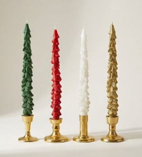 شموع شجرة الميلاد الطويلة