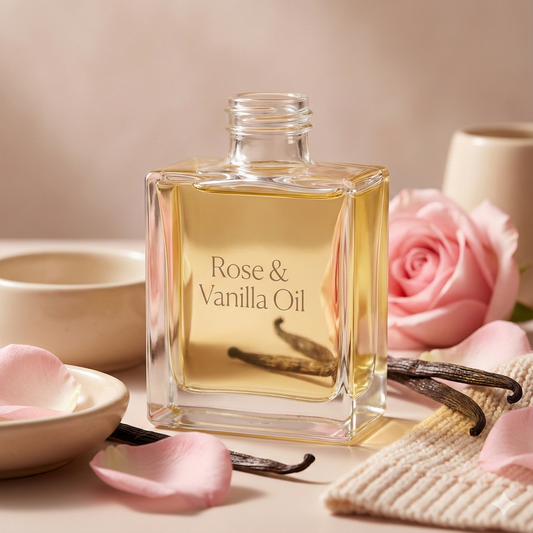 زيت الورد و الفانيل